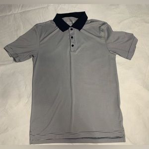 Mens Small Reebok Striped Collared Polo Shirt  Very‎ Nice! Speedwick